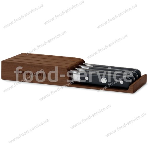 Набір ножів для стейків KitchenAid 4 шт з підставкою KKFTR04SKWM